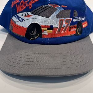 VTG Chase Racewear 90s Men’s‎ Blue Gray Darrel Waltrip Snapback Hat One Size